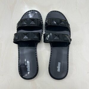 Women’s black Melissa Sandals- size 7 work once
